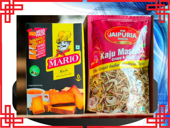 COMBO काजू मसूर नमकीन 350 ग्राम 80/-+ रस्क 70/- - Image 2