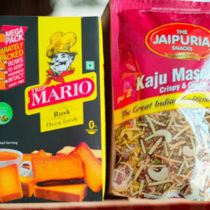 COMBO काजू मसूर नमकीन 350 ग्राम 80/-+ रस्क 70/-