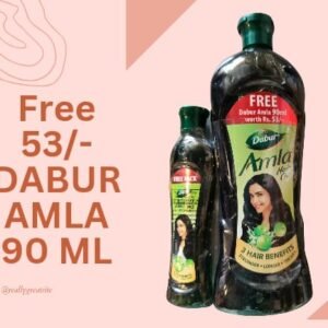 Dabur Amla Hair Oil 500 Ml (Free 90 Ml)