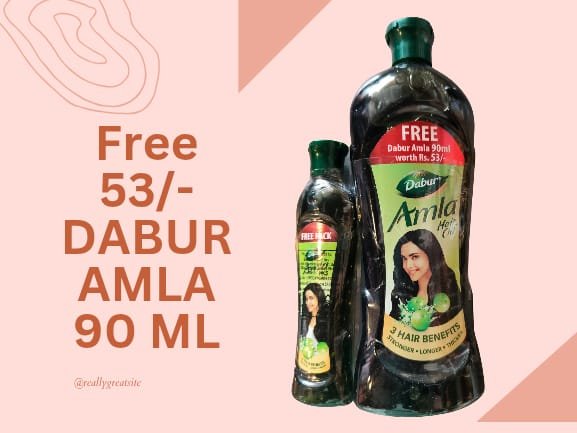 Dabur Amla Hair Oil 500 Ml (Free 90 Ml)