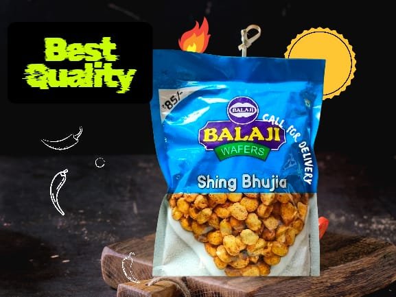 Balaji Namkeen Sing Bhujiya 400 Gm